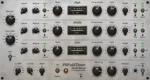 PSP Audioware oldTimerMB – Compresor multibanda vintage (Descarga Digital) - Variante en LEMM DJ Store