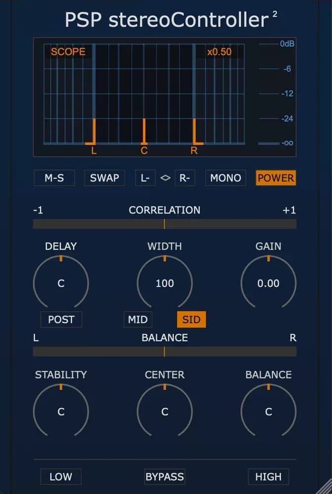 PSP StereoController2 – Herramienta de Imagen y Ancho Estéreo (Descarga Digital)