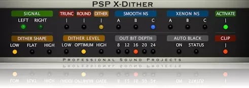 PSP Audioware X-Dither – Dither y noise shaping de mastering (Descarga Digital) - Variante en LEMM DJ Store