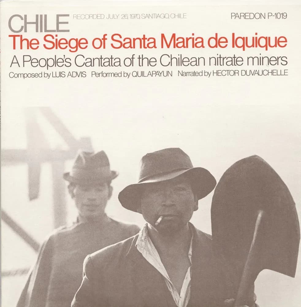 Quilapayun - Santa Maria De Iquique - Cantata Popular (Vinilo LP nuevo)