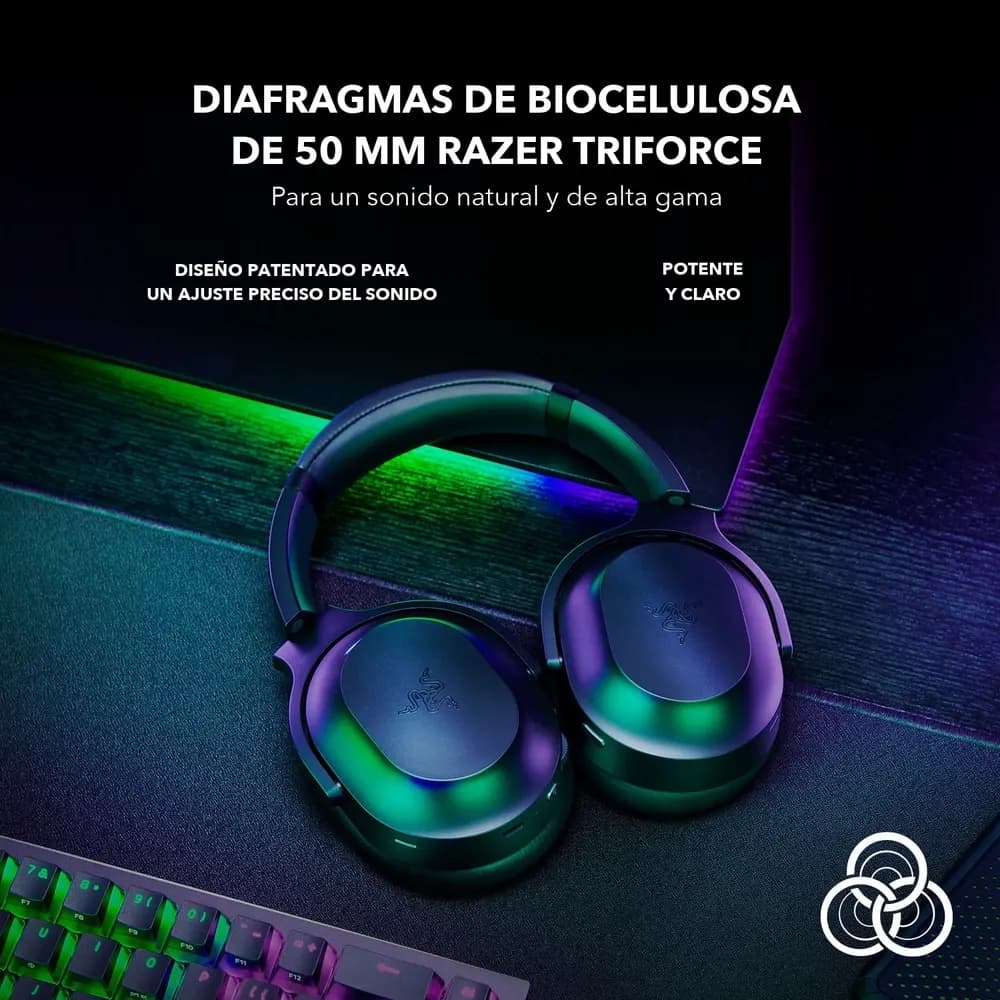 Razer Barracuda Pro – Audífonos Gamer Inalámbricos con Cancelación Activa de Ruido