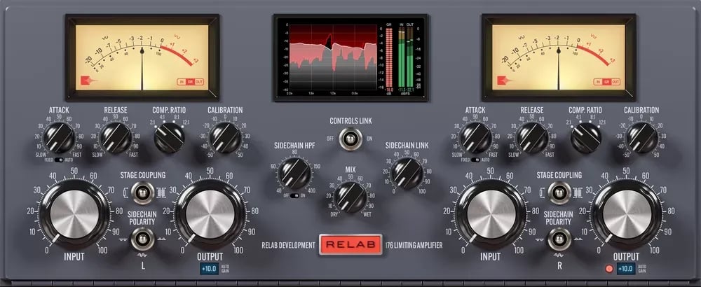 RELAB 176 Tube Compressor/Limiter – Compresor a válvulas (Descarga Digital) - Variante en LEMM DJ Store