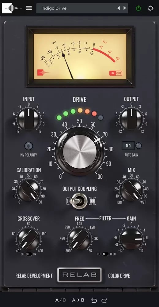 RELAB Color Drive – Saturación a válvulas por circuito real (Descarga Digital) - Variante en LEMM DJ Store