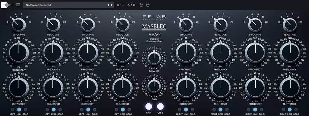 RELAB Maselec MEA-2 – Ecualizador estéreo de precisión (Descarga Digital)