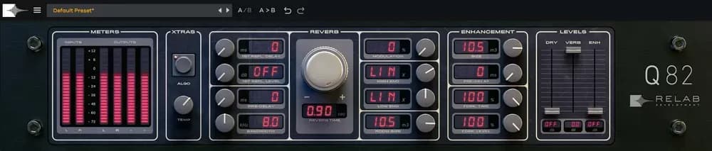 RELAB Q82 Natural Resonance Reverb – Reverb de doble motor (Descarga Digital)