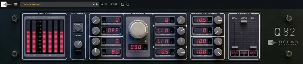 RELAB Q82 Natural Resonance Reverb – Reverb de doble motor (Descarga Digital) - Variante en LEMM DJ Store