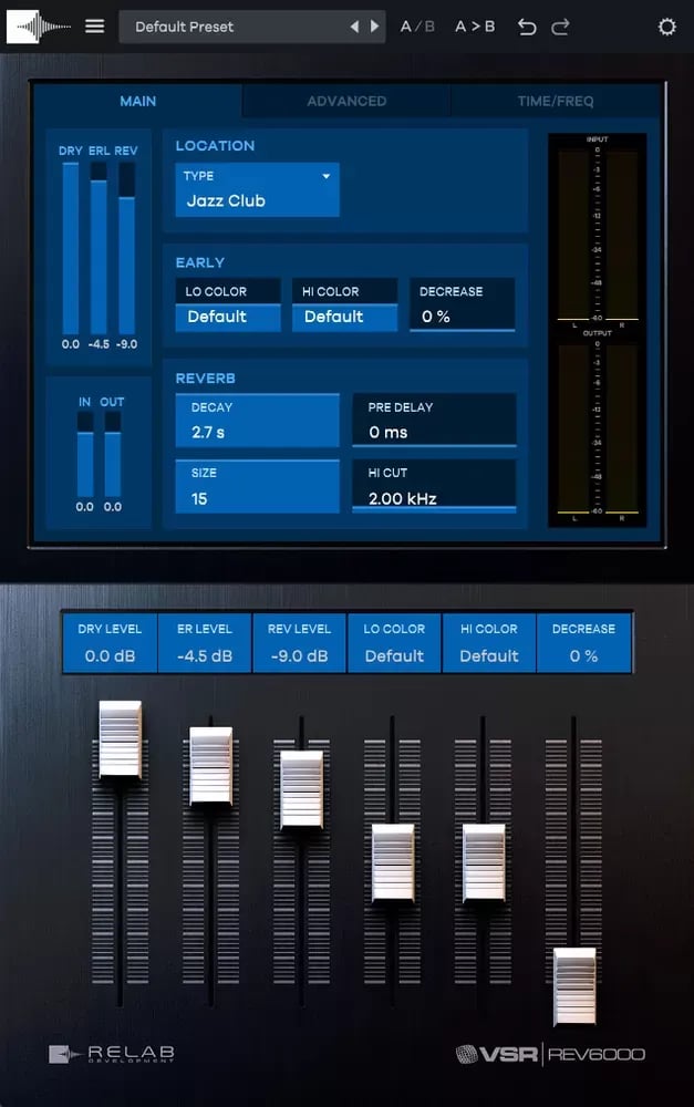 RELAB Rev6000 – Reverb estéreo insignia de estilo Hollywood (Descarga Digital) - Variante en LEMM DJ Store