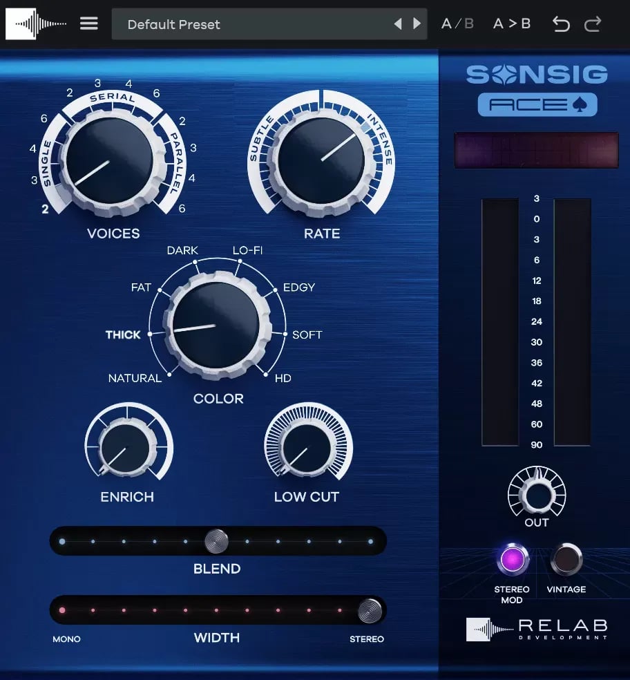 RELAB Sonsig ACE – Expansor dimensional y modulación estéreo (Descarga Digital) - Variante en LEMM DJ Store