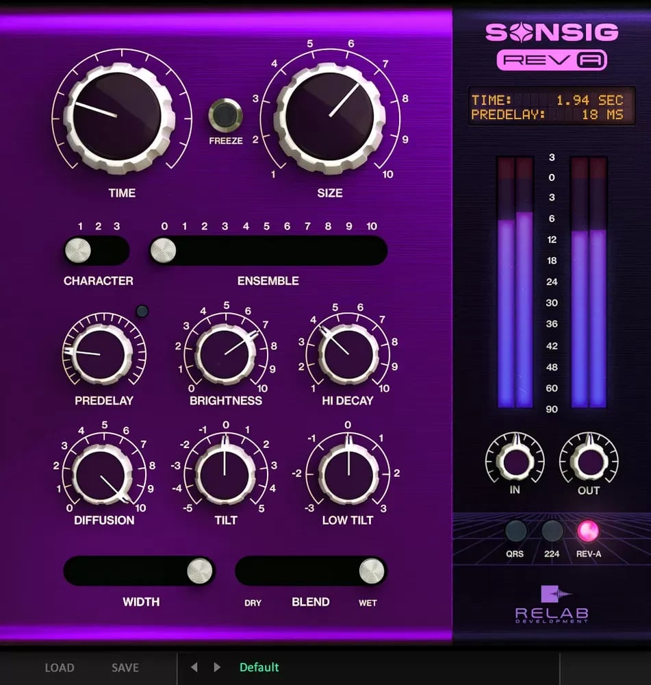RELAB Sonsig Rev-A – Reverb algorítmico true-stereo (Descarga Digital) - Variante en LEMM DJ Store