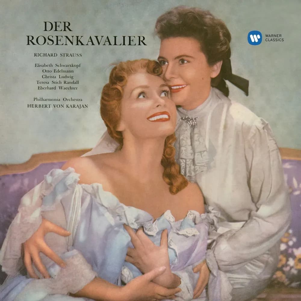 Richard Strauss / Elisabeth Schwarzkopf, Christa Ludwig, Teresa Stich-Randall, Otto Edelmann, Eberhard Wächter, Philharmonia Orchestra, Herbert von Karajan - Der Rosenkavalier (CD Triple (3CD) nuevo)