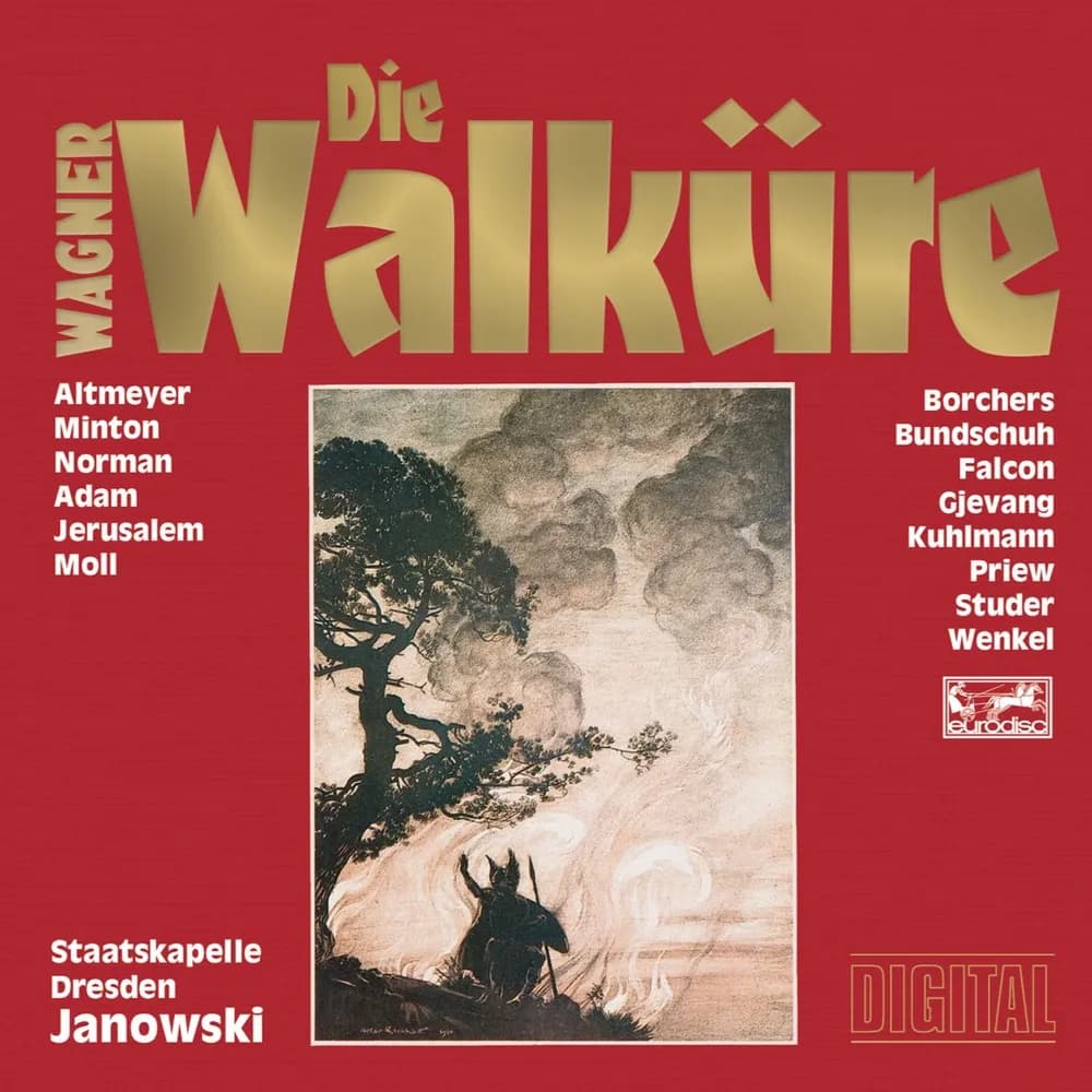 Richard Wagner / Jeannine Altmeyer • Siegfried Jerusalem • Jessye Norman • Kurt Moll • Theo Adam • Yvonne Minton • Staatskapelle Dresden • Marek Janowski - Die Walküre (CD (4CD) nuevo)
