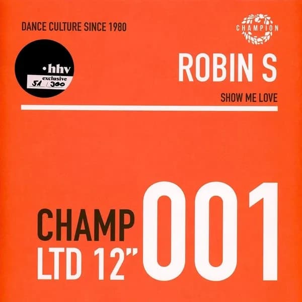 Robin S - Show Me Love / Luv 4 Luv (Vinilo LP Color Azul nuevo)