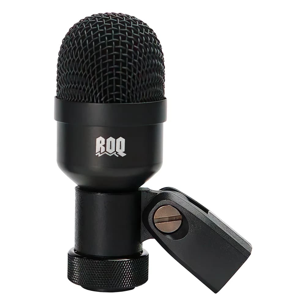 ROQ AUDiQ M7 – Kit de 7 Micrófonos para Batería: Bombo, Caja y Toms, y 2 Overheads, con Maletín