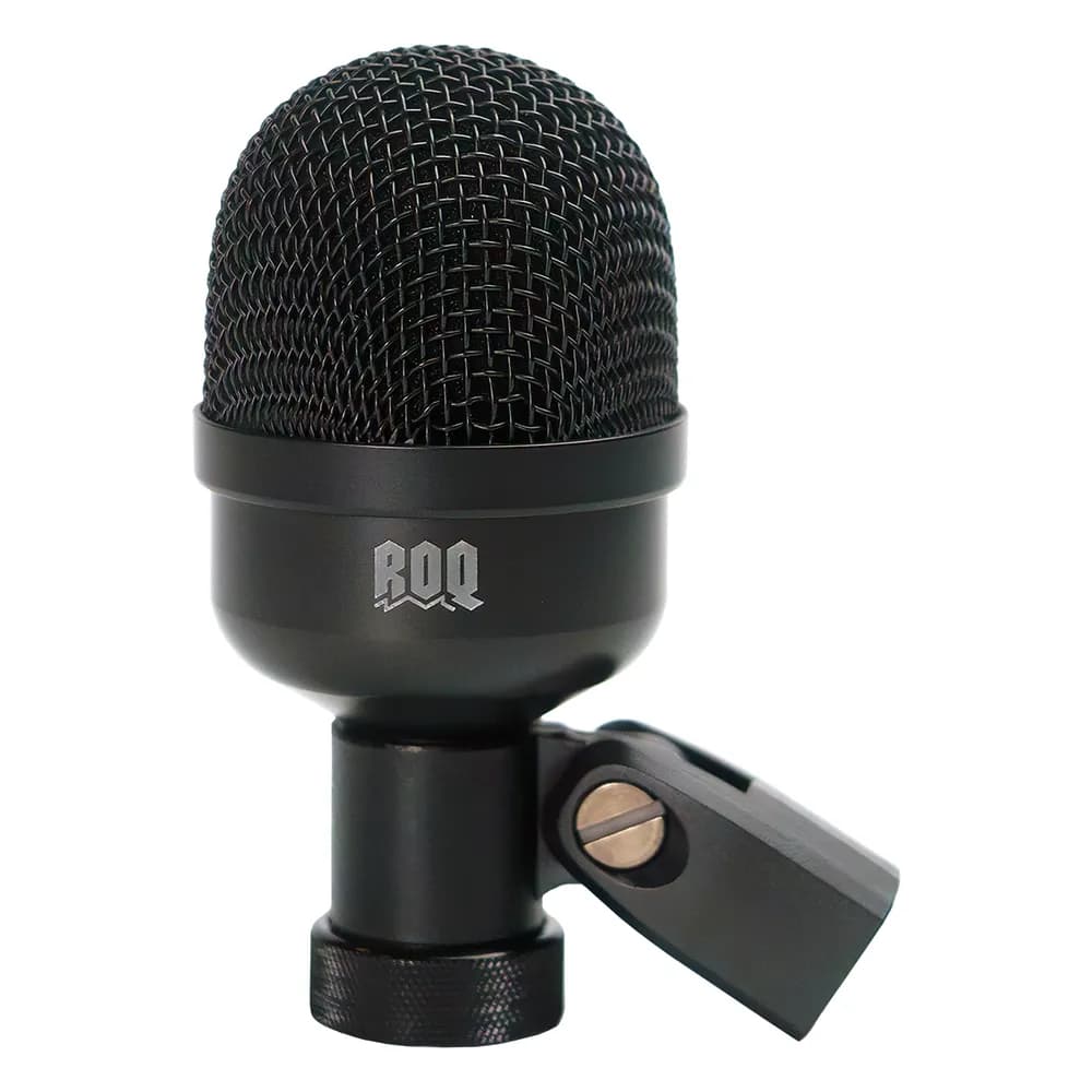 ROQ AUDiQ M7 – Kit de 7 Micrófonos para Batería: Bombo, Caja y Toms, y 2 Overheads, con Maletín