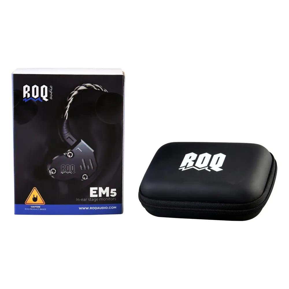 ROQ Audio EM5 – Monitores In-Ear de Driver Dinámico 10 mm, con 2 Cables Intercambiables - Variante - Vista alternativa en LEM