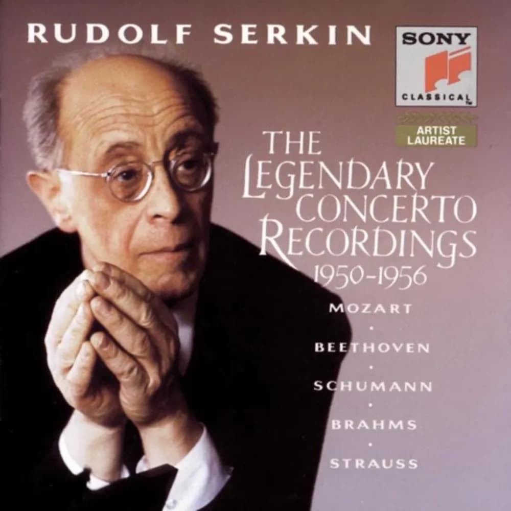 Rudolf Serkin, Wolfgang Amadeus Mozart, Ludwig van Beethoven, Robert Schumann, Johannes Brahms, Richard Strauss - The Legendary Concerto Recordings 1950-1956 (CD Triple (3CD) nuevo)