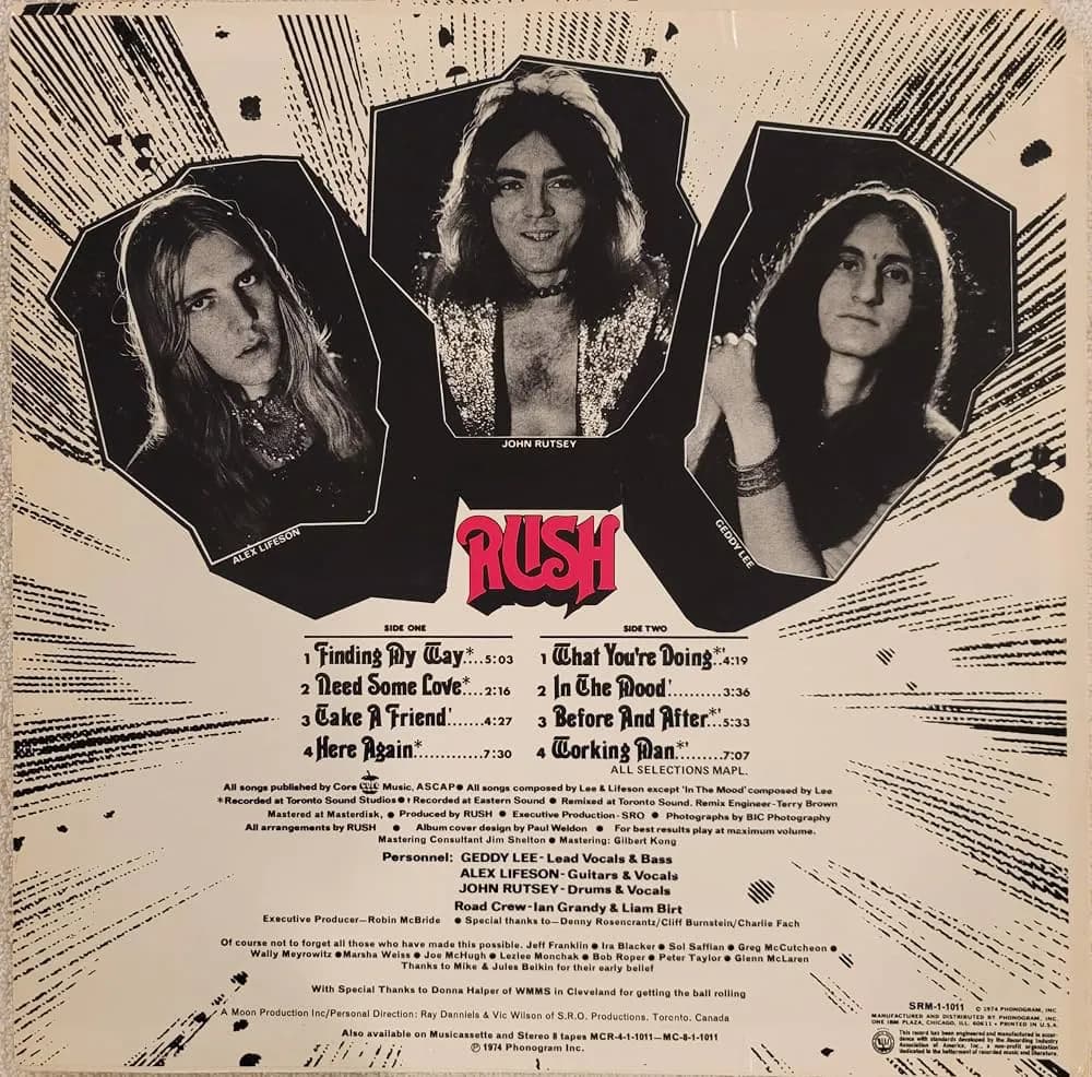 Rush - Rush (Vinilo LP nuevo)