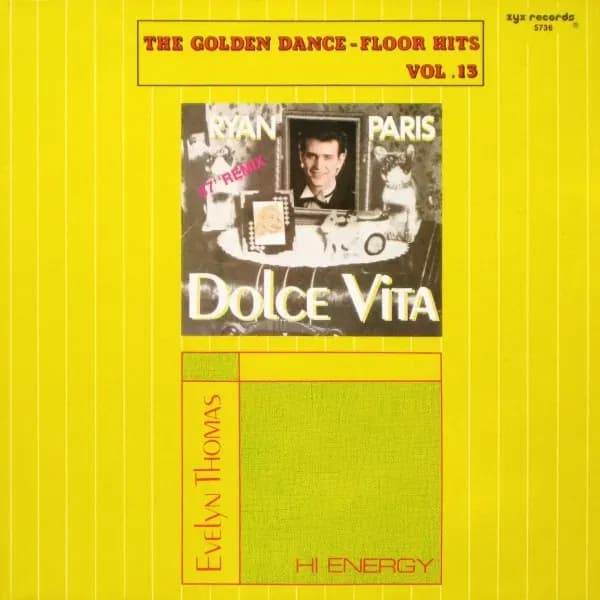 Ryan Paris / Evelyn Thomas - Dolce Vita / Hi Energy (Vinilo usado VG+)
