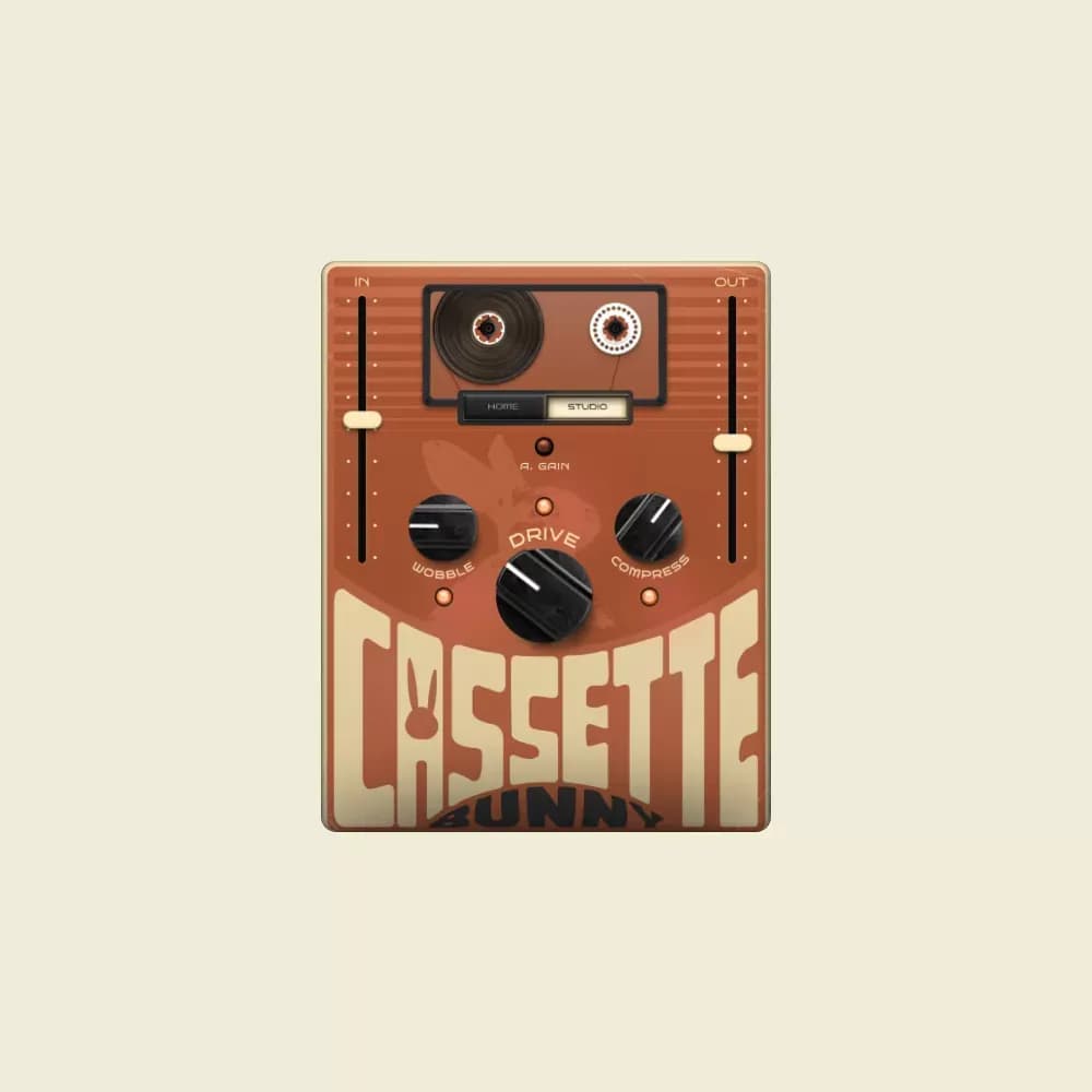 Safari Pedals Cassette Bunny – Emulación de Cassette Lo-Fi con Modos Home y Studio (Descarga Digital)
