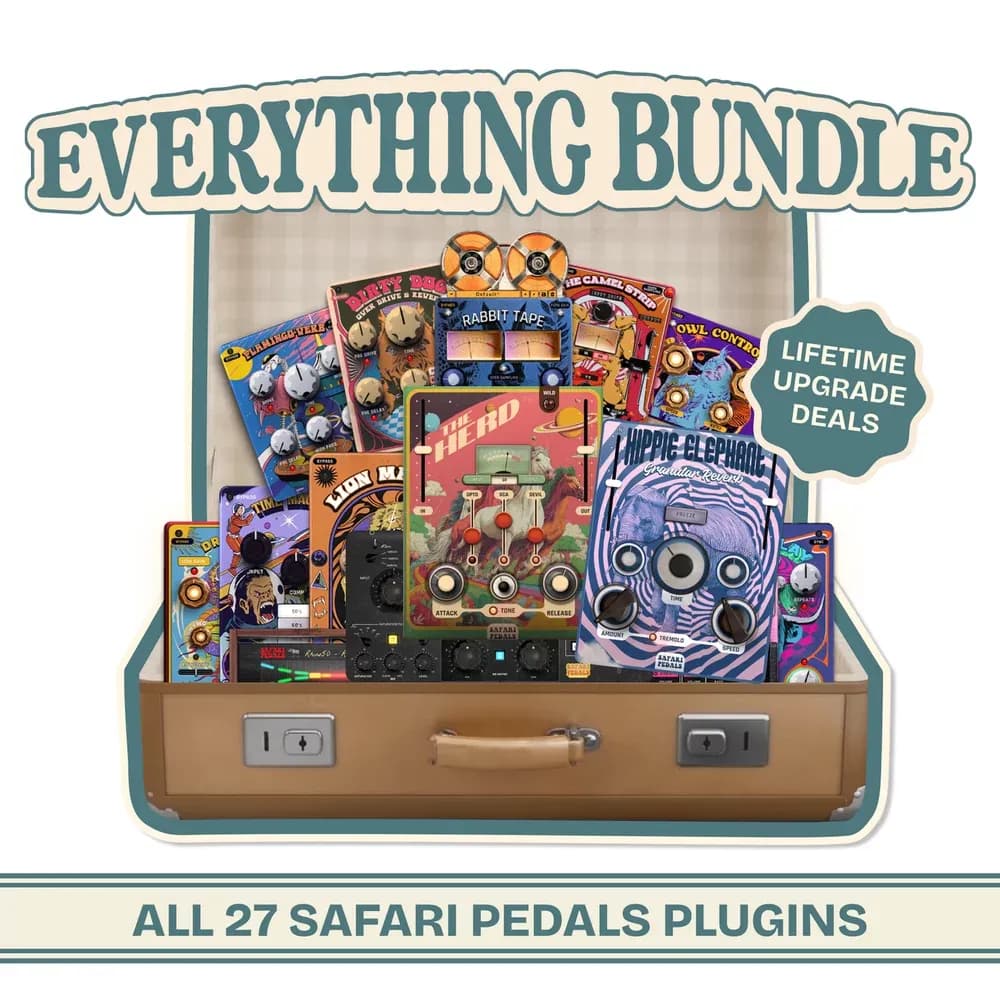 Safari Pedals Everything Bundle – El catálogo de plug-ins de la marca en un solo pack (Descarga Digital)