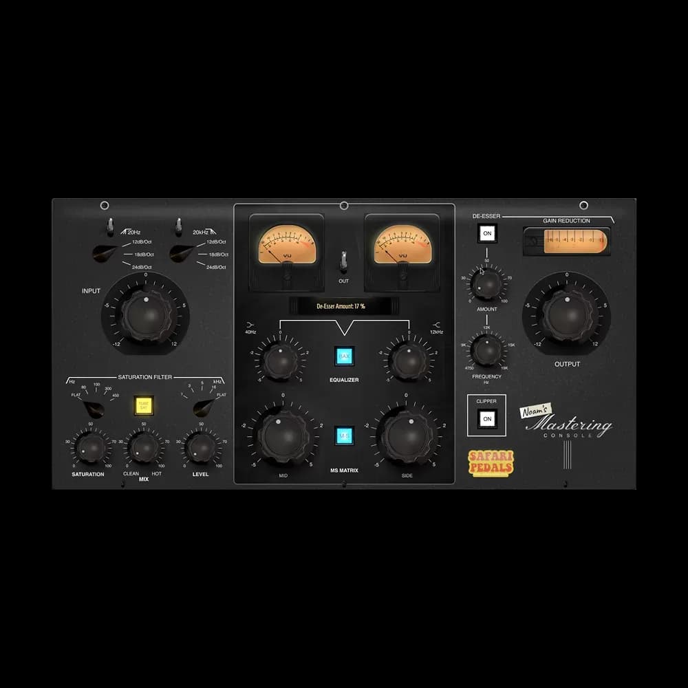 Safari Pedals Noam's Mastering Console – Cadena de Masterización Analógica Todo en Uno (Descarga Digital)