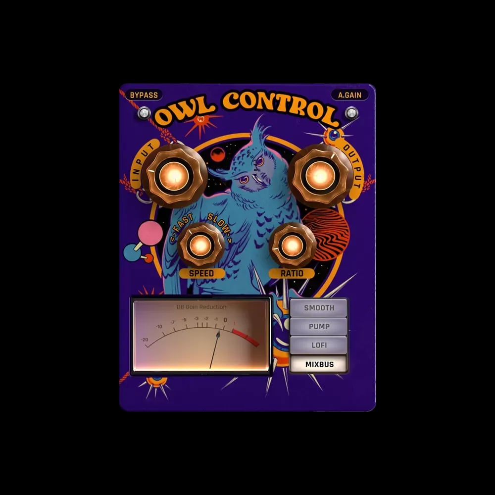 Safari Pedals Owl Control – Compresor de Cuatro Modos para Mezcla y Bus (Descarga Digital) - Variante en LEMM DJ Store