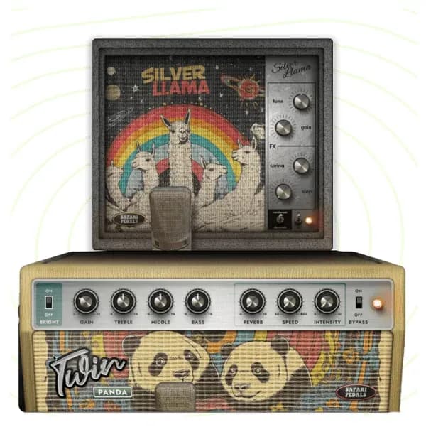 Safari Pedals Planet of the Amps – Pack de Amplificadores Vintage Silver Llama y Twin Panda (Descarga Digital)