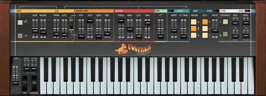 Safari Pedals PolyRex – Sintetizador Polifónico Vintage (Descarga Digital)