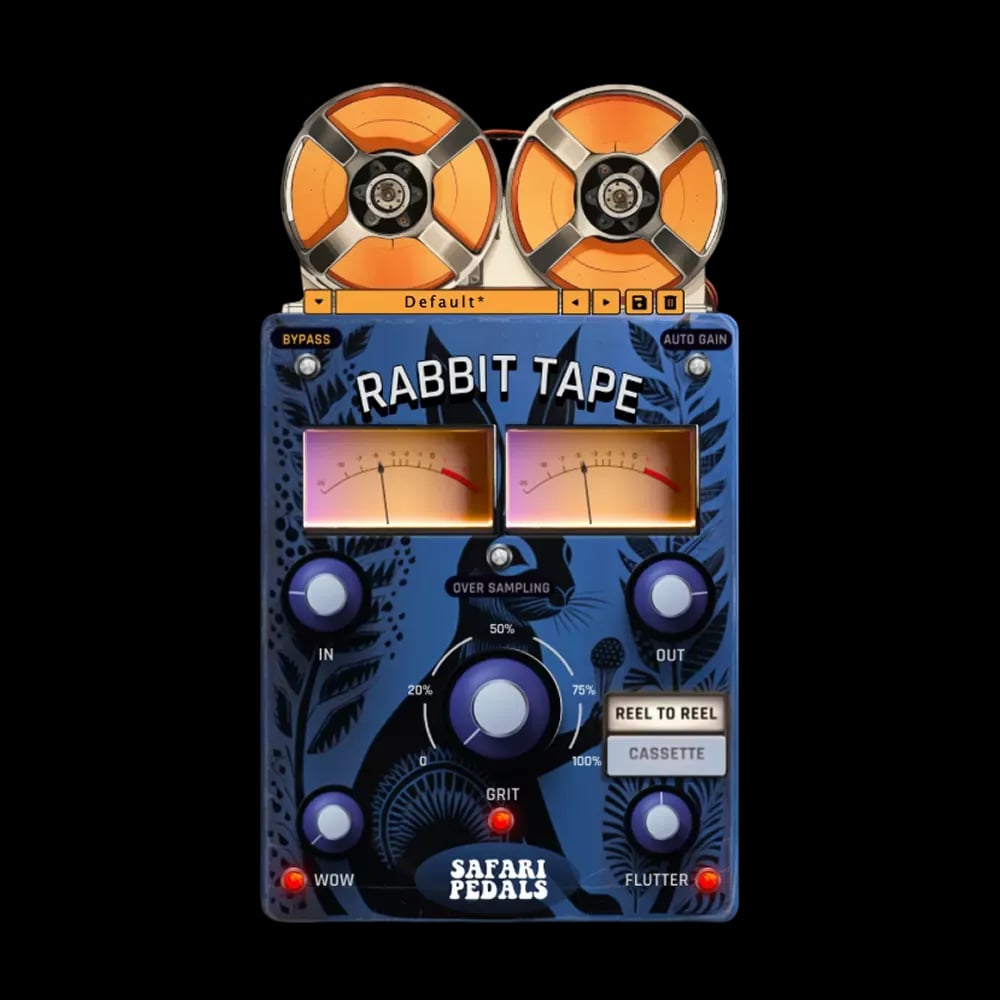 Safari Pedals Rabbit Tape – Emulación de Cinta con Módulos Cassette y Reel-to-Reel (Descarga Digital) - Variante en LEMM DJ S
