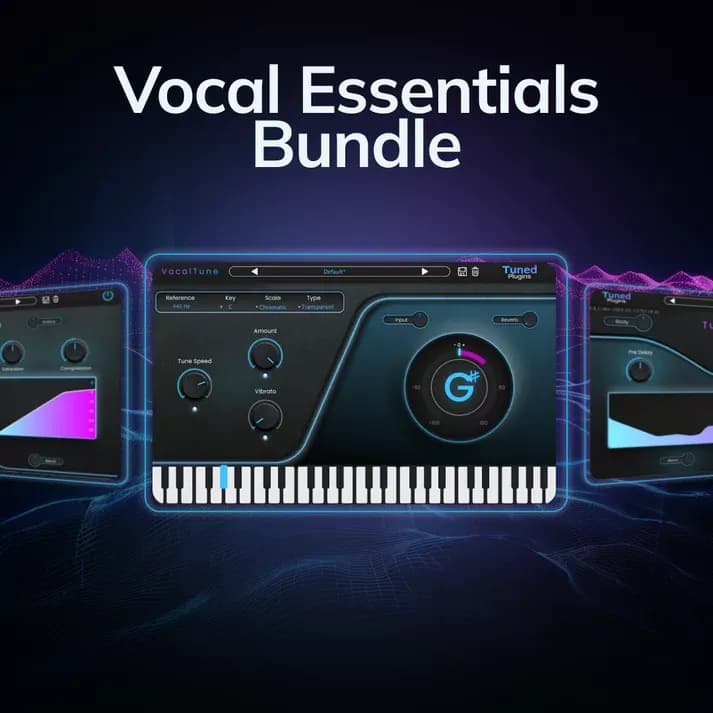 Safari Pedals Vocal Essentials Bundle – 3 Plug-ins de Voz: Afinación, Cadena y Reverb (Descarga Digital)