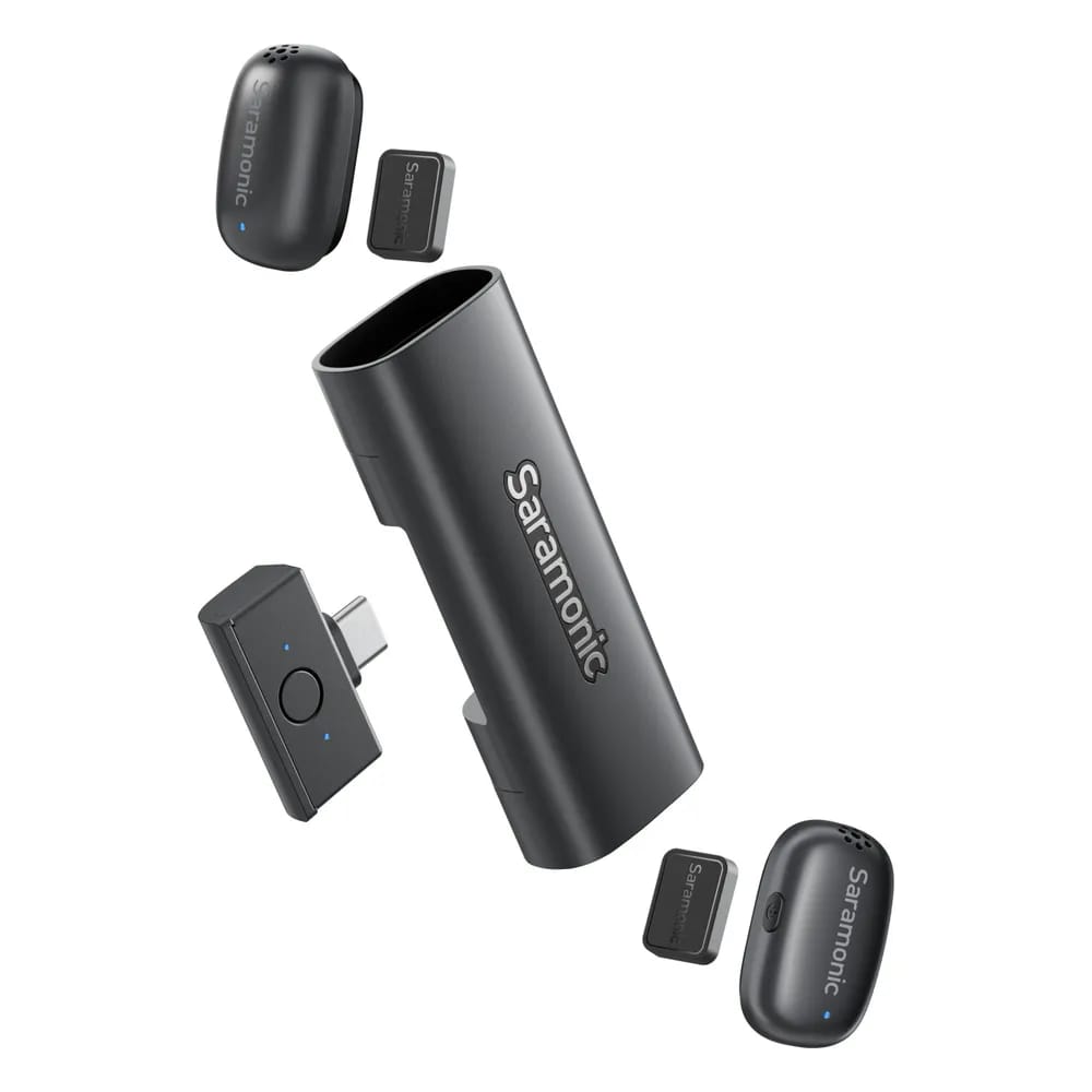 Saramonic Air SE-01 – Micrófono Inalámbrico para Celular USB-C, Doble, con Estuche de Carga - Variante - Vista alternativa en