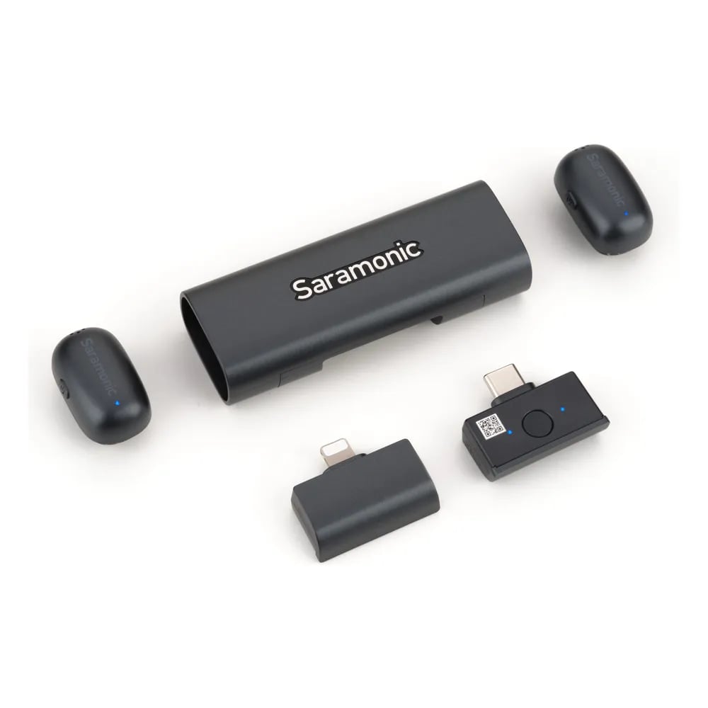 Saramonic Air SE-02 – Micrófono Inalámbrico para Celular e iPhone, con Receptores USB-C y Lightning - Variante en LEMM DJ Sto