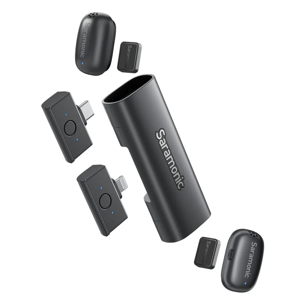 Saramonic Air SE-02 – Micrófono Inalámbrico para Celular e iPhone, con Receptores USB-C y Lightning - Variante - Vista altern
