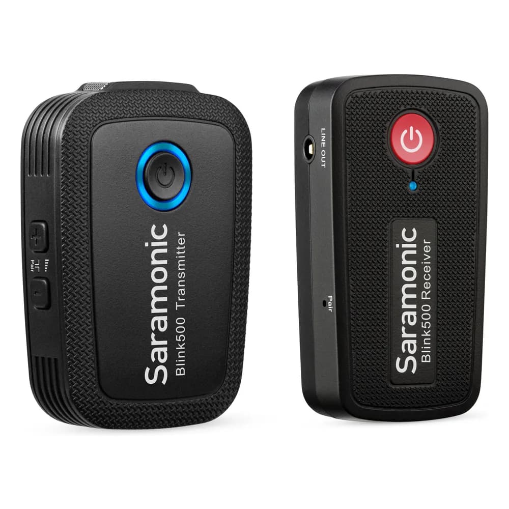 Saramonic Blink500 B1 – Micrófono Lavalier Inalámbrico con Receptor 3,5 mm para Cámara y Celular (1 Persona)