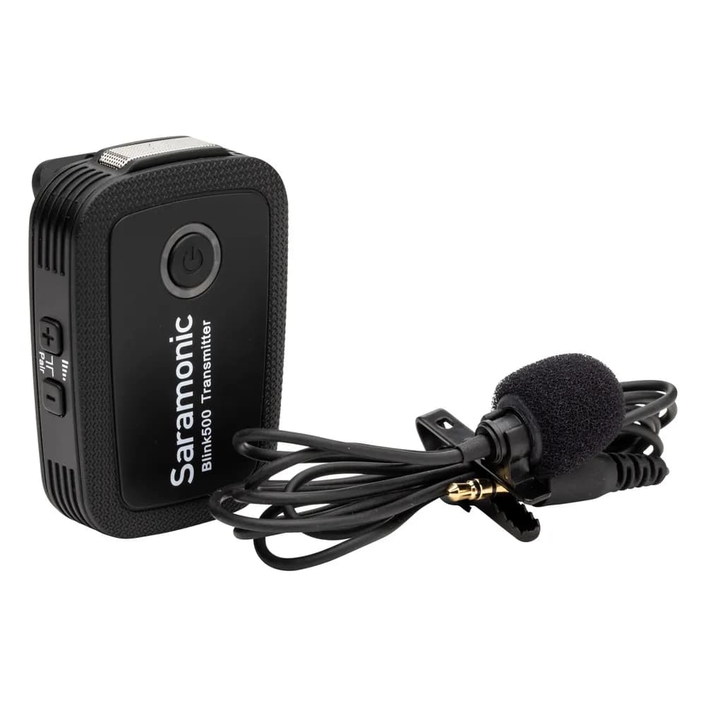 Saramonic Blink500 B1 – Micrófono Lavalier Inalámbrico con Receptor 3,5 mm para Cámara y Celular (1 Persona)