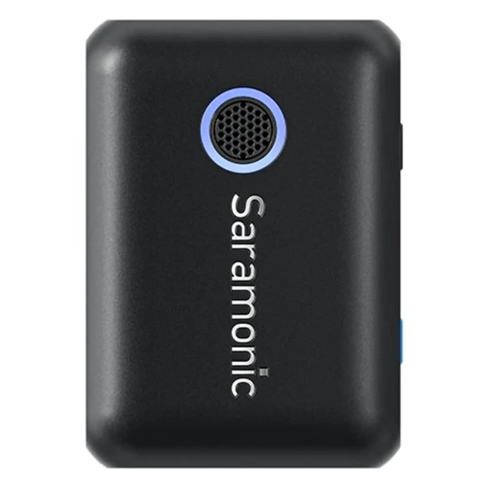 Saramonic Blink500 B2+ – Micrófono para Grabar Videos, Inalámbrico de 2 Canales para Cámara y Celular (3,5 mm, USB-C y Lightning)