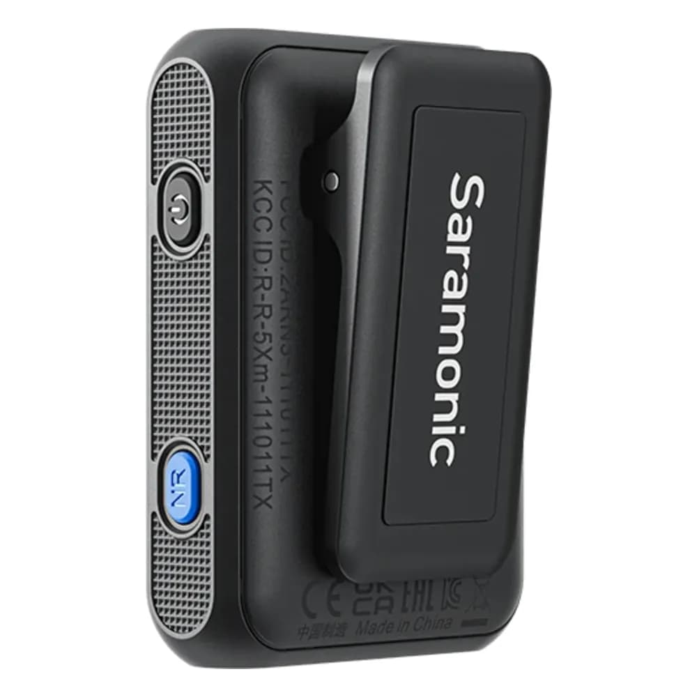Saramonic Blink500 B2+ – Micrófono para Grabar Videos, Inalámbrico de 2 Canales para Cámara y Celular (3,5 mm, USB-C y Lightning)