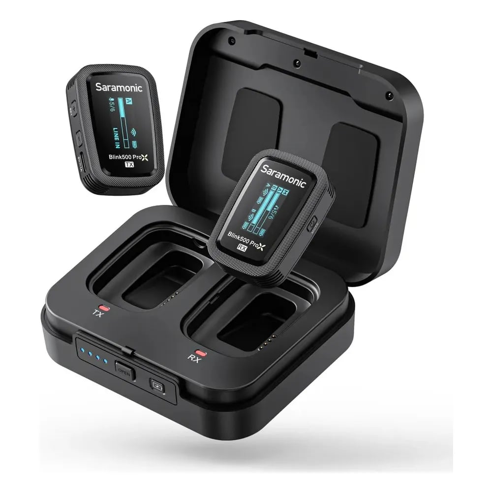 Saramonic Blink500 ProX B1 – Micrófono Lavalier Inalámbrico para Cámara, Receptor 3,5 mm (1 Persona) - Variante en LEMM DJ St