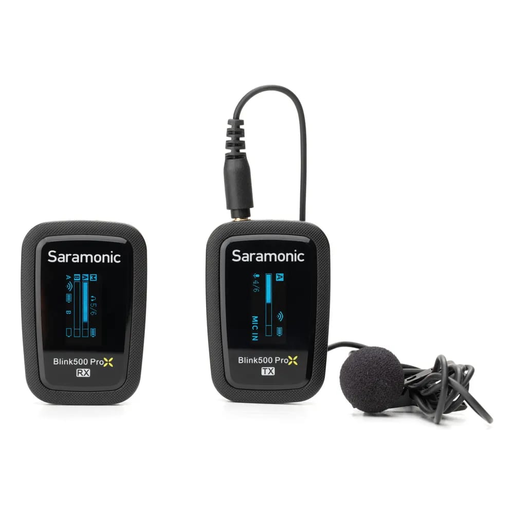 Saramonic Blink500 ProX B1 – Micrófono Lavalier Inalámbrico para Cámara, Receptor 3,5 mm (1 Persona) - Variante - Vista alter