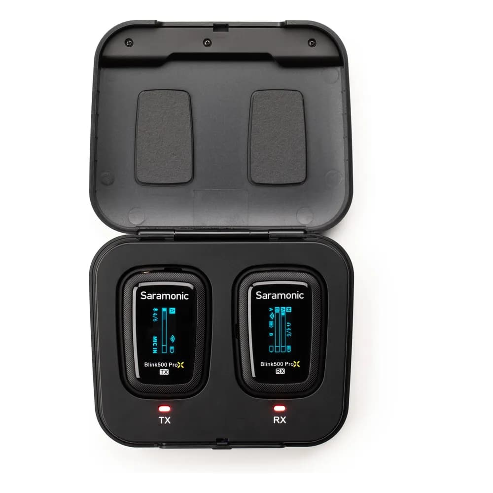 Saramonic Blink500 ProX B1 – Micrófono Lavalier Inalámbrico para Cámara, Receptor 3,5 mm (1 Persona)