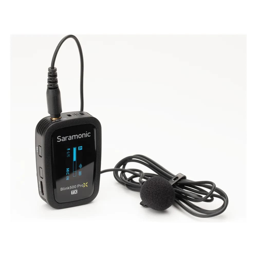 Saramonic Blink500 ProX B1 – Micrófono Lavalier Inalámbrico para Cámara, Receptor 3,5 mm (1 Persona)