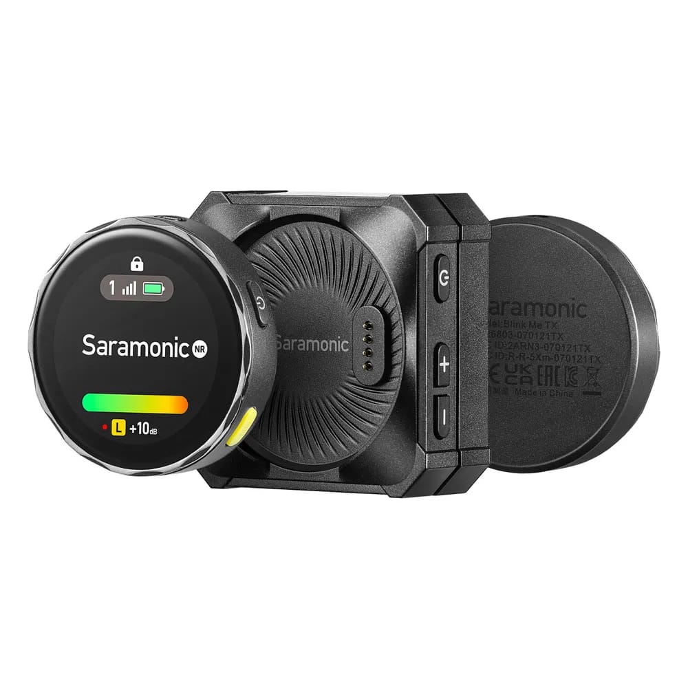 Saramonic BlinkMe B2 – Micrófono Inalámbrico para Video con Pantalla Táctil y Grabación Interna (3,5 mm y USB-C) - Variante -
