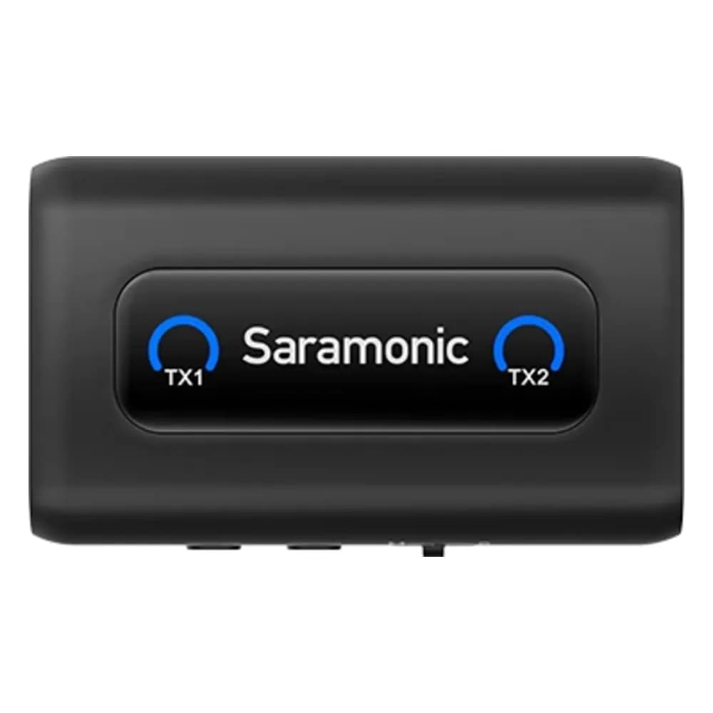 Saramonic Mix – Micrófono Inalámbrico Doble de Clip para Celular y Cámara (USB-C, Lightning y 3,5 mm)