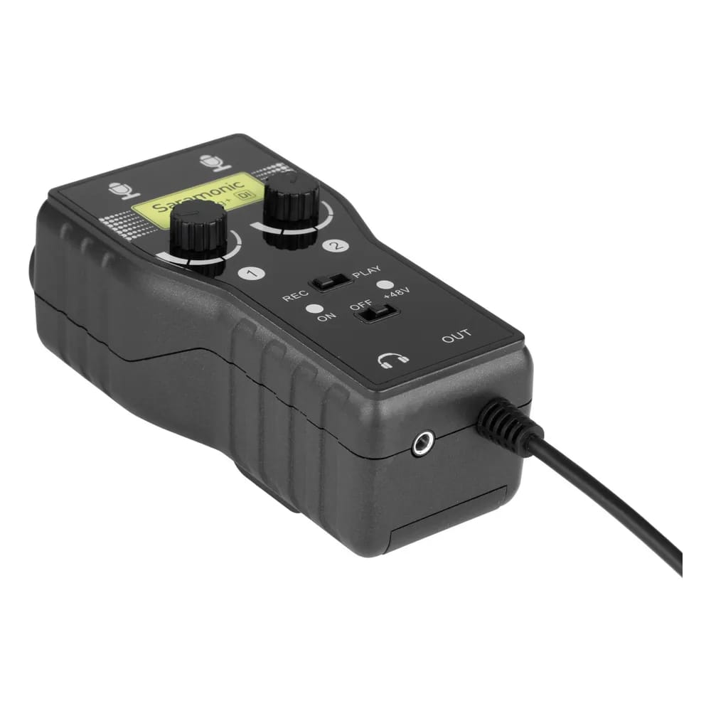 Saramonic SmartRig+ Di – Interfaz de Audio de 2 Canales para iPhone y iPad con Lightning (XLR, 6,35 mm y 3,5 mm) - Variante -