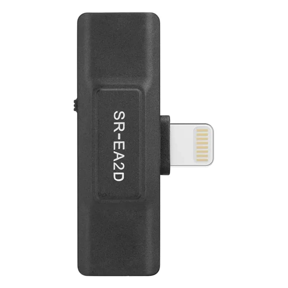 Saramonic SR-EA2D – Adaptador de Micrófono 3,5 mm a Lightning para iPhone y iPad, con Salida de Audífonos