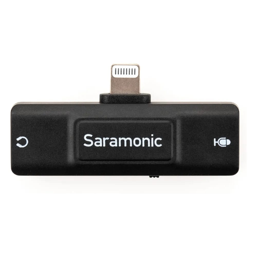 Saramonic SR-EA2D – Adaptador de Micrófono 3,5 mm a Lightning para iPhone y iPad, con Salida de Audífonos - Variante - Vista