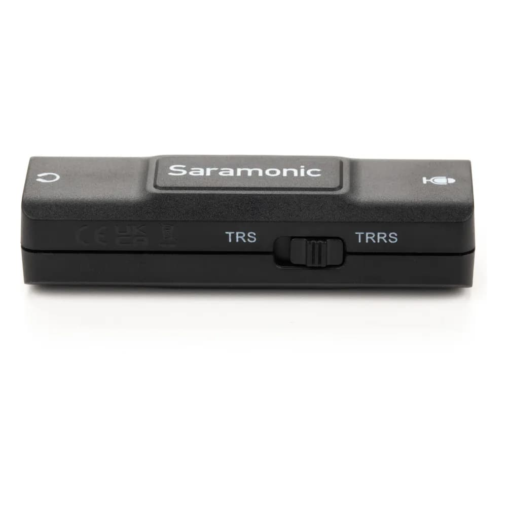Saramonic SR-EA2D – Adaptador de Micrófono 3,5 mm a Lightning para iPhone y iPad, con Salida de Audífonos
