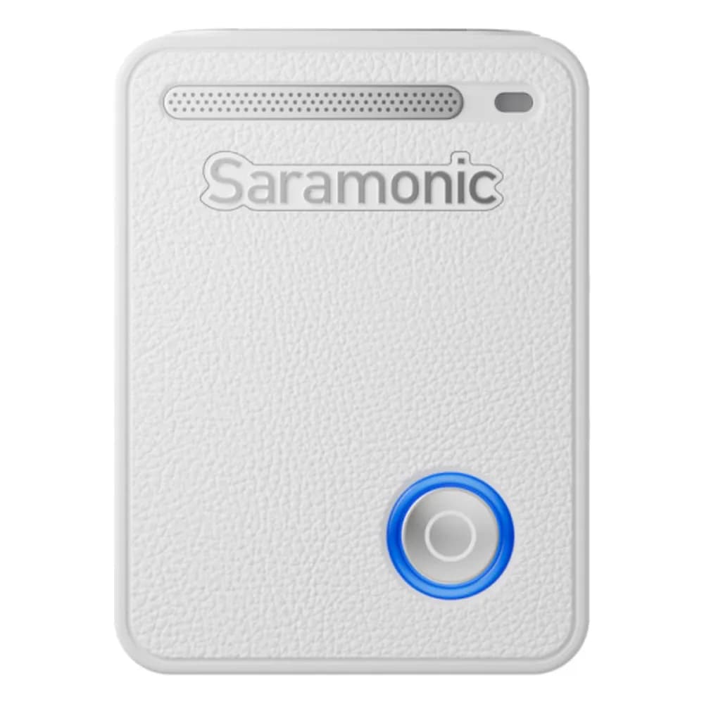 Saramonic Ultra 02 Blanco – Micrófono Inalámbrico Doble con Grabación Interna 32-bit para Cámara y Celular