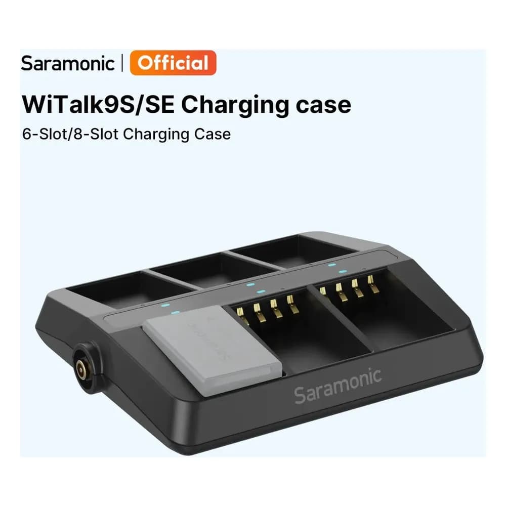 Saramonic WiTalk9 SE-3S – Intercomunicador Inalámbrico 3 Personas 2,4 GHz, 24 h de Batería