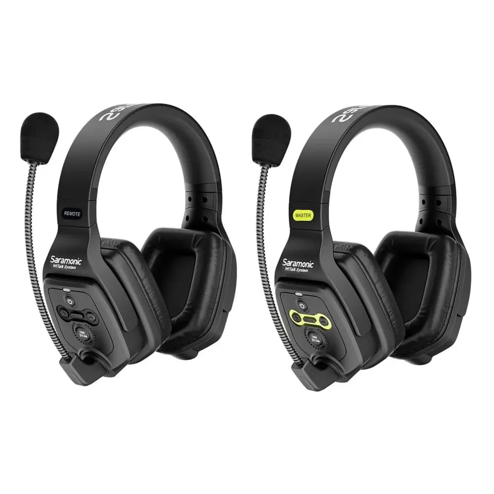 Saramonic WiTalk WT2D (1ª Gen) – Intercomunicador Inalámbrico 2 Personas Dual-Ear 1,9 GHz - Variante - Vista alternativa en L